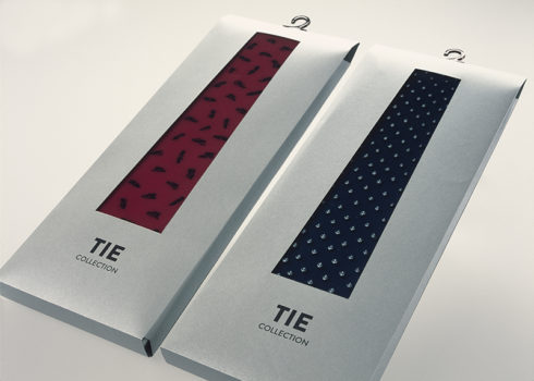 formy szklarskie zapakowane w pudełka a la krawaty 